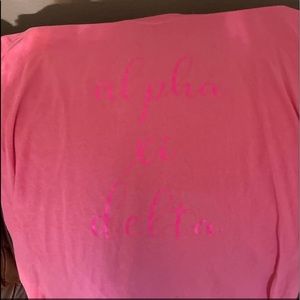 Hi, if u are in Alpha Xi come shop w me!! I got shirts, tanks, and sweatshirts!